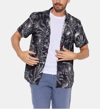 Chemise en lin DOMINO - Chevignon - Marine