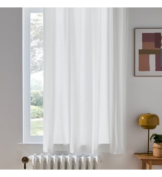 Rideau radiateur oeillets pur coton La Redoute Interieurs