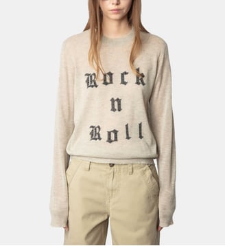 Pull Ivy 100% Cachemire - Zadig&Voltaire - Beige geology