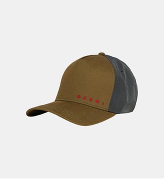 Casquette de baseball avec logo - Marni - Brun