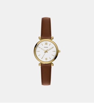 Montre Carlie Blanc ES5464 - Fossil - Doré