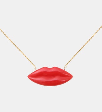 Collier doré grand modèle - kiss me Caroline Najman