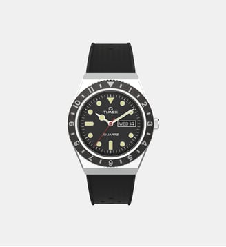 Montre Q timex Bleu foncé TW2V32000 - Timex - Argenté