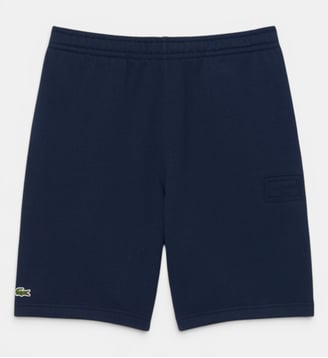 Short regular fit molleton - Lacoste - Bleu marine