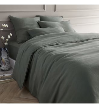 Housse de couette chanvre lavé AM.PM
