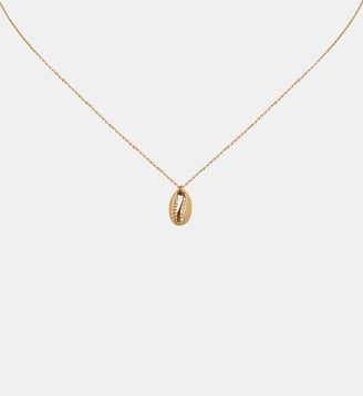 Collier cauri doré - awa - Caroline Najman - Blanc