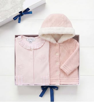 Coffret - Naissance promenade hivernale - Tartine Et Chocolat - Rose pâle