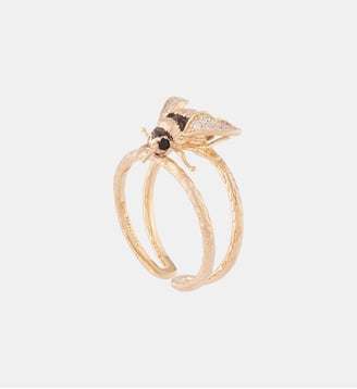 Bague ajustable bourdon - Les Néréides - Jaune