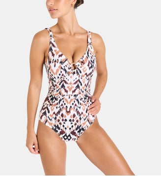 Maillot 1 piece Marlene - Livia - Chocolat