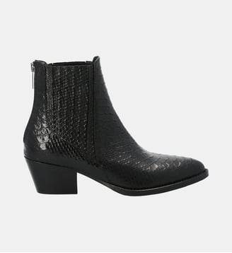 Boots esra - cuir imprimé façon animalier Colisée Paris