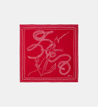 Le Foulard Ancre - Jacquemus - Print anchor red