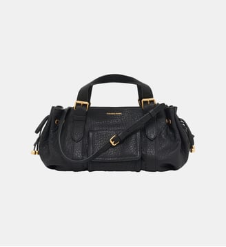 Sac à main en cuir bubble - 18H - Gerard Darel - Noir