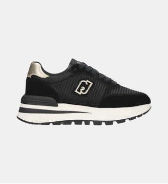 Sneakers en daim et mesh - Liu Jo - Noir