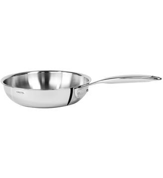 Poêle sautoir en inox - Cristel - Argenté brillant
