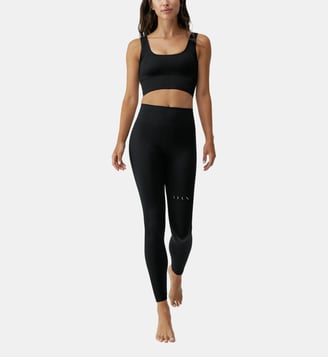 Legging de sport Long Seamless YAMI - Born Living Yoga - Noir profond