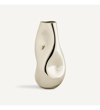 Vase en verre métallisé soufflé H43 cm - AM.PM - Doré
