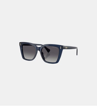 Lunettes de soleil Carré RA5349U - Polo Ralph Lauren - Transparent bleu