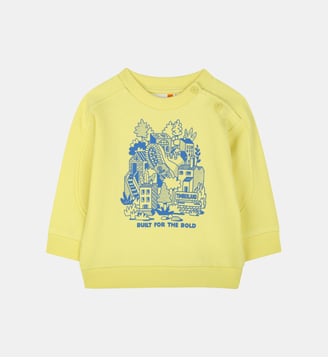 Sweat-shirt molletonné - Timberland - Jaune tendre