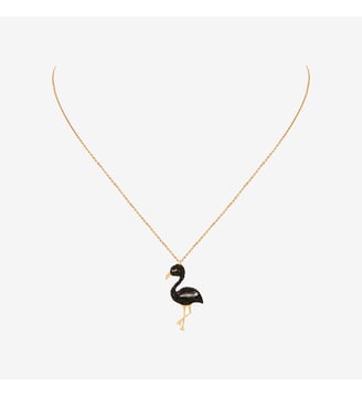 Collier doré jet flamingo xl - kuchi Caroline Najman