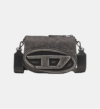 1DR-Sac camera en denim délavé - Diesel - Jean gris