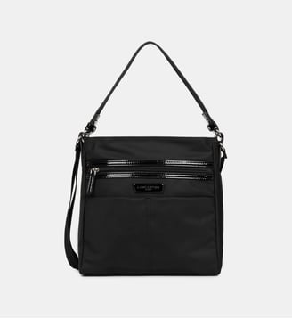 Sac besace Basic Verni - Lancaster - Noir