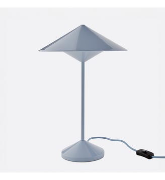 Lampe à poser en métal fer H42 cm - La Redoute Interieurs - Bleu ciel