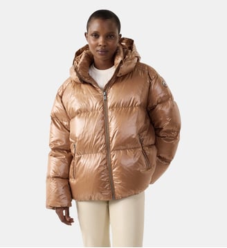 Doudoune Grand Froid puffer Quinn shiny - Jott - Sucre roux