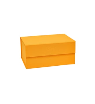 Boîte de rangement en carton  Living - OYOY - Jaune