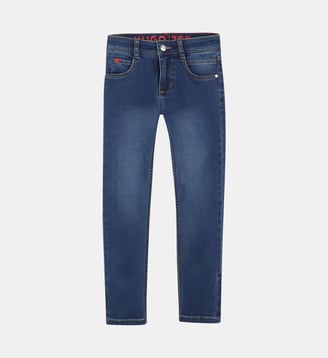 Pantalon en denim - Hugo Kids - Bleu jean