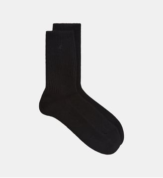 Chaussettes willy en cachemire - Agnès b. - Noir