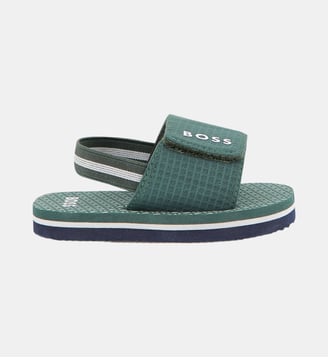 Claquettes à fermeture par bandes auto agrippantes - BOSS Kidswear - Stone pine