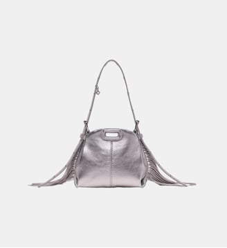 Sac à main Miss M Micro Métal - Maje - Argent
