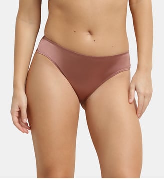 Culotte en dentelle Chocolove - Dim - Marron clair