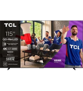 TV Mini LED 115C7K (2025) 115" (291 cm) - TCL - Bleu
