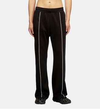 Pantalon avec passepoil contrastant - Diesel - Noir