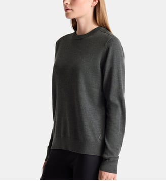 Pull ottali col rond coupe regular - Fusalp - Bleu gris