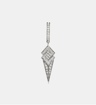 Boucle d'oreille Stairway Cône diamants et argent - Statement - Argent