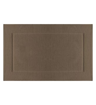 Tapis de bain pur coton - Garnier Thiebaut - Chocolat