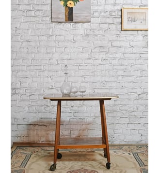 Desserte scandinave Anouk N°386- Produit chiné - Debongout - Bois clair