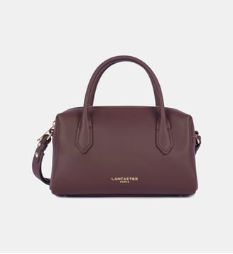 Sac à main trotter Donna Cube M cuir - Lancaster - Bordeaux foncé