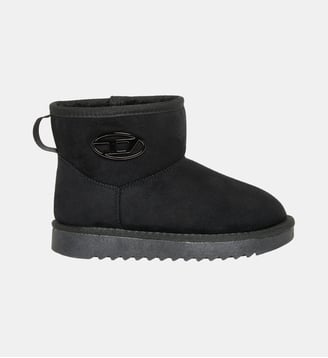 Bottines avec logo - Diesel Kids - Noir