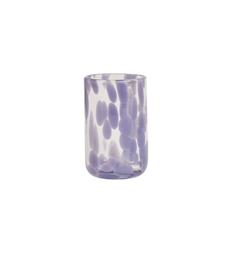 Vase en verre à pois - OYOY - Violet