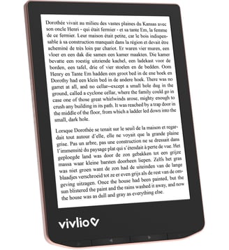 Liseuse eBook LIGHT HD Bronze - VIVLIO - Noir