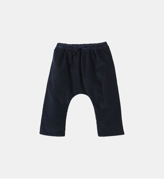Pantalon sarouel en velours - Cyrillus - Marine