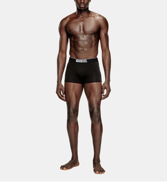 Lot de cinq boxers couleur unie - Diesel - Noir