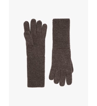 gants Jacky en cachemire - Agnès b. - Marron chine marron