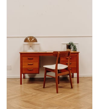 Bureau scandinave Yvan N°160- Produit chiné - Debongout - Bois clair