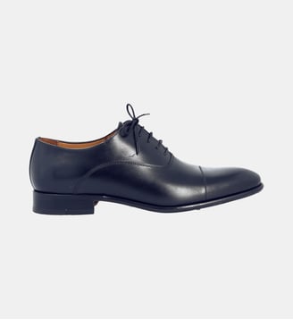 Richelieu pippo - cuir lisse - Colisée Paris - Noir