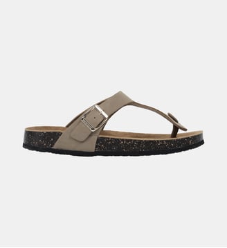 Sandales ultra confortables, semelle souple et légère - Isotoner - Taupe