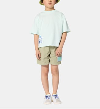 Bermuda en matiere froissee - Billieblush - Multicolore